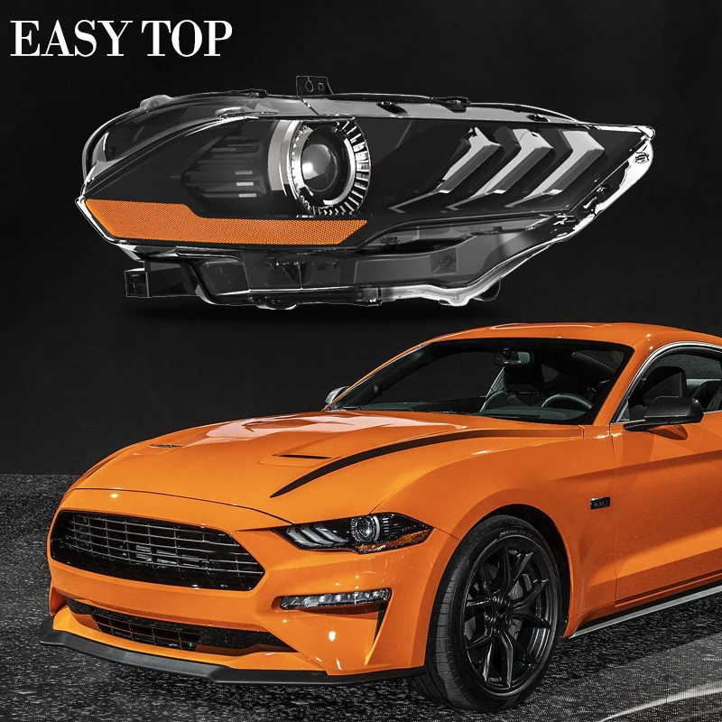 Smoke Turn Signal Light LED Headlights For Mustang 2018+ | Автомобили и мотоциклы