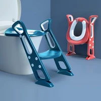 foldable childrens potty training seat non slip stable toddler toilet seat with step stool ladder adjustable height