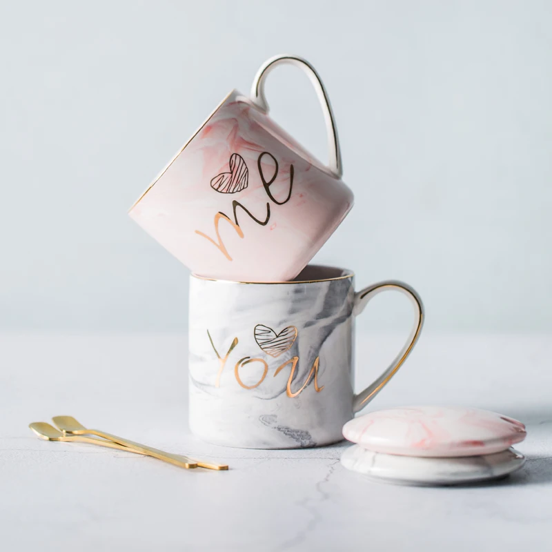 Мультяшная креативная кофейная кружка керамический маленький набор роскошная