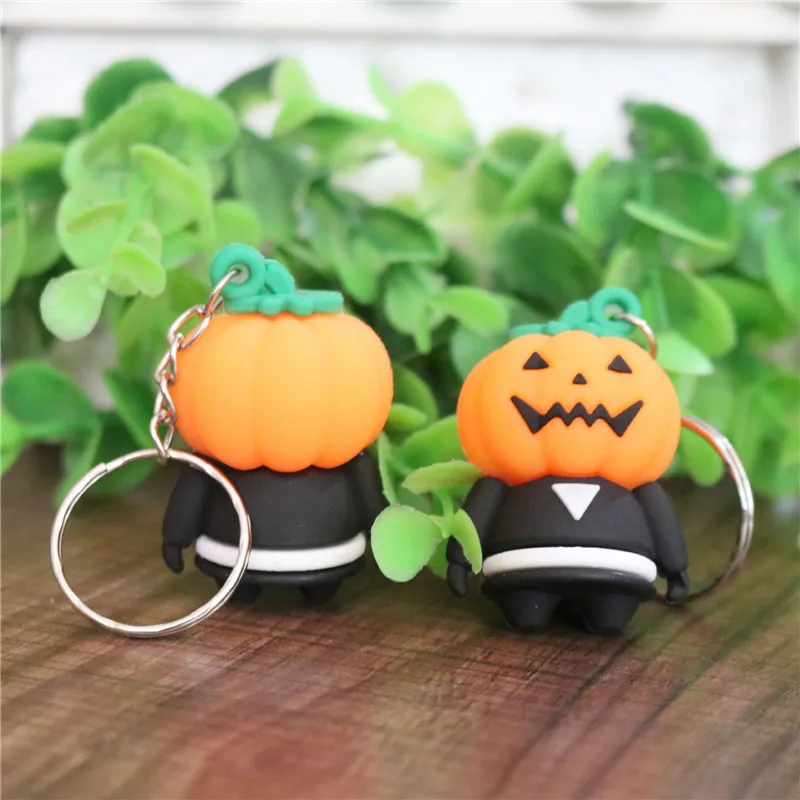 Брелок для Хэллоуина с Тыквой и черепом | Украшения аксессуары
