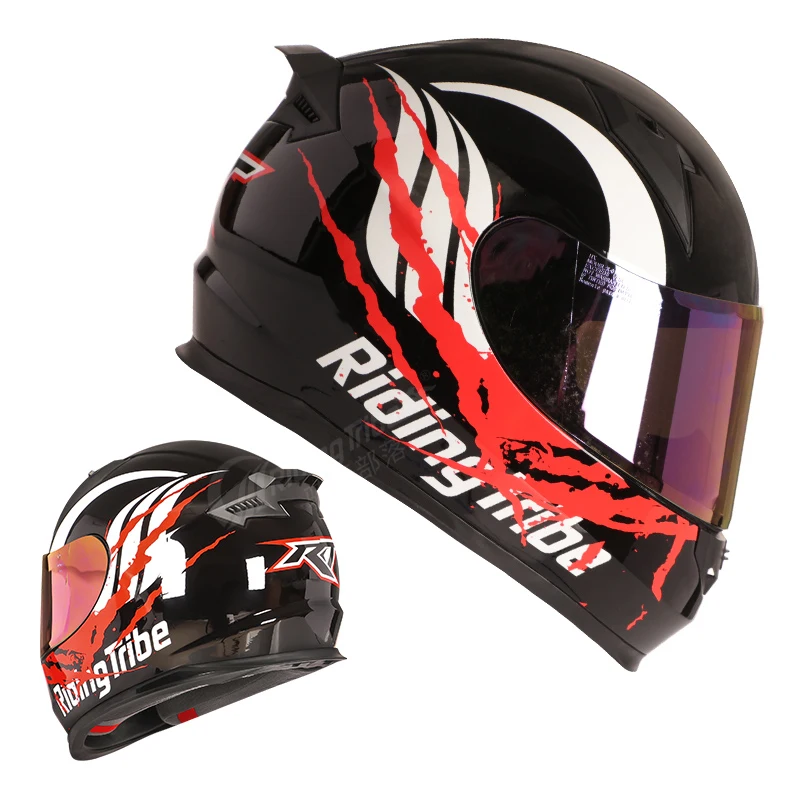 Мотоциклетный шлем профессиональный гоночный на все лицо защита головы всадника