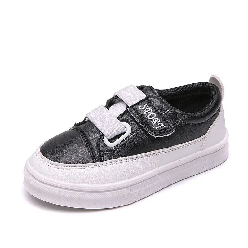 Kids Shoes for Baby Girls Colorful Elastic Black and White Big Children New Leisure Boys Toddler Sneakers Trainer | Детская одежда и