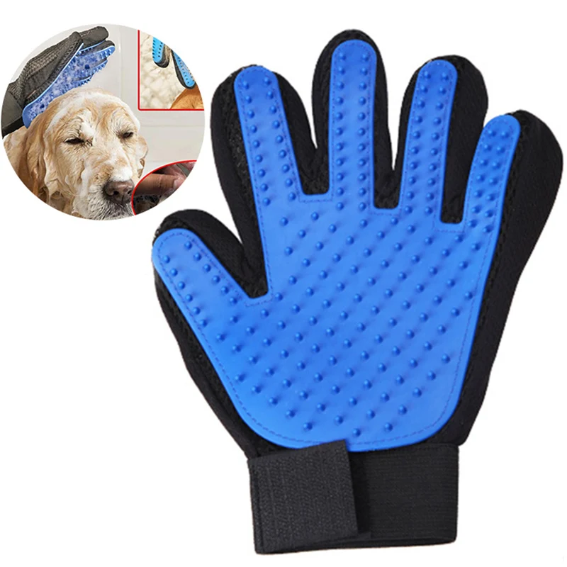 Щетка для груминга собак и кошек щетка вычесывания шерсти левой правой рукой