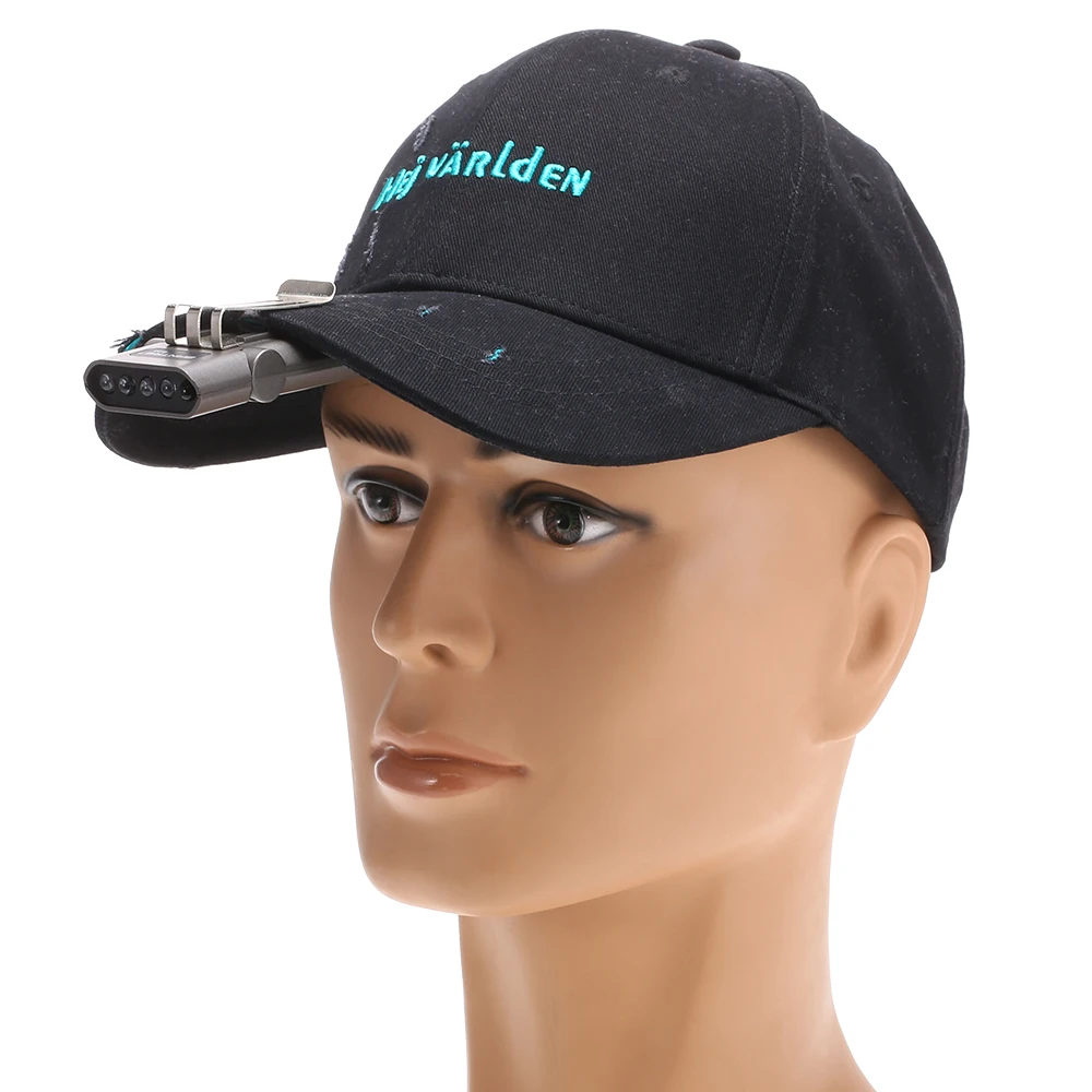 Перезаряжаемый рыболовный светильник налобный с креплением в виде рук подвесной