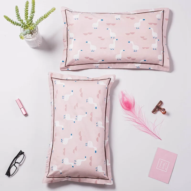 

Ins скандинавский хлопковый детский чехол-подушка, хлопковый мультяшный одинарный чехол, 50x30 см, Чехол-Подушка, симпатичная подушка, чехол, 1 ш...