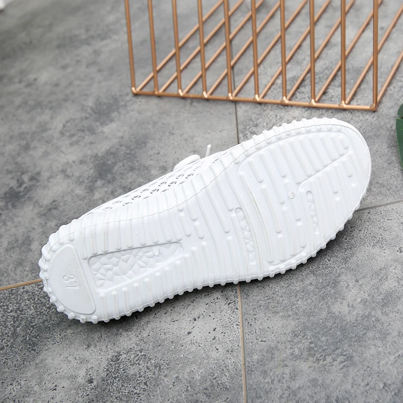 Женская обувь Новинка 2019 года кроссовки Flyknit женская дышащая без застежки на