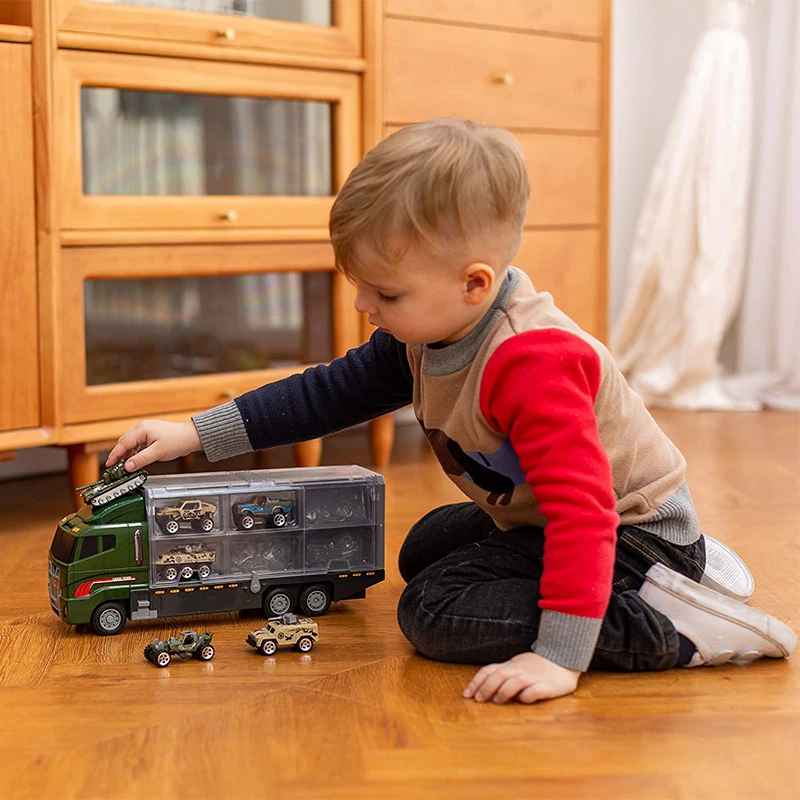 

Big Truck Children's Toy Car Fire truck Engineering Vehicle military vehicle Model Mini Diecast Alloy Car Boy Toy Gift