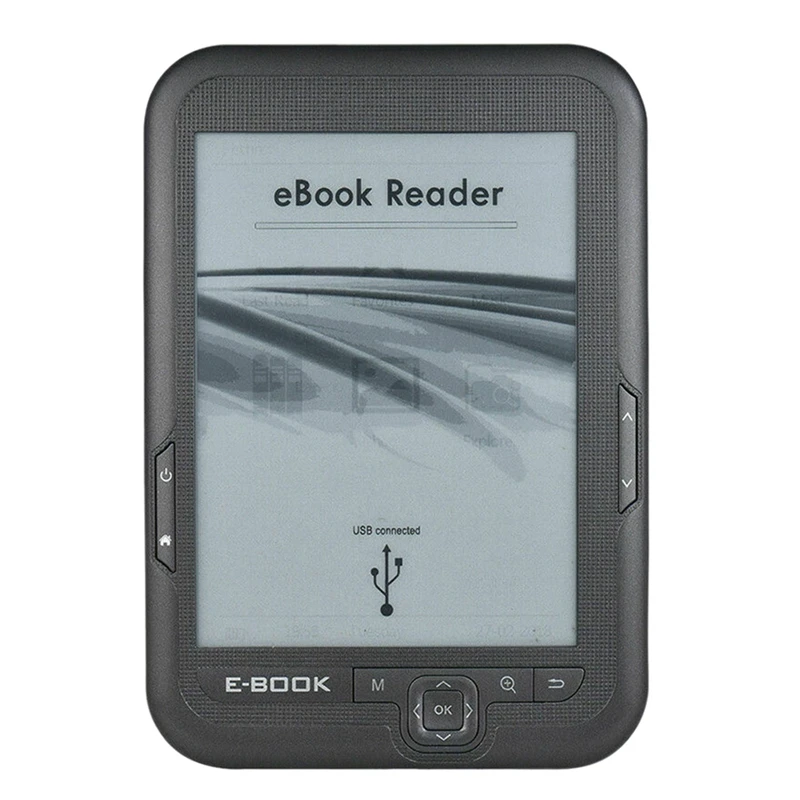 

6 Inch 16GB Ebook Reader E-Ink Capacitive E Book Light Eink Sn E-Book E-Ink E-Reader MP3 with Case, WMA PDF HTML