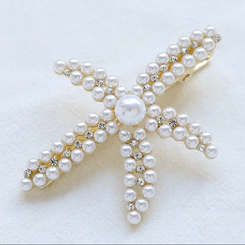 19 новинка модные стразы имитация жемчуга заколки морская звезда заколка для