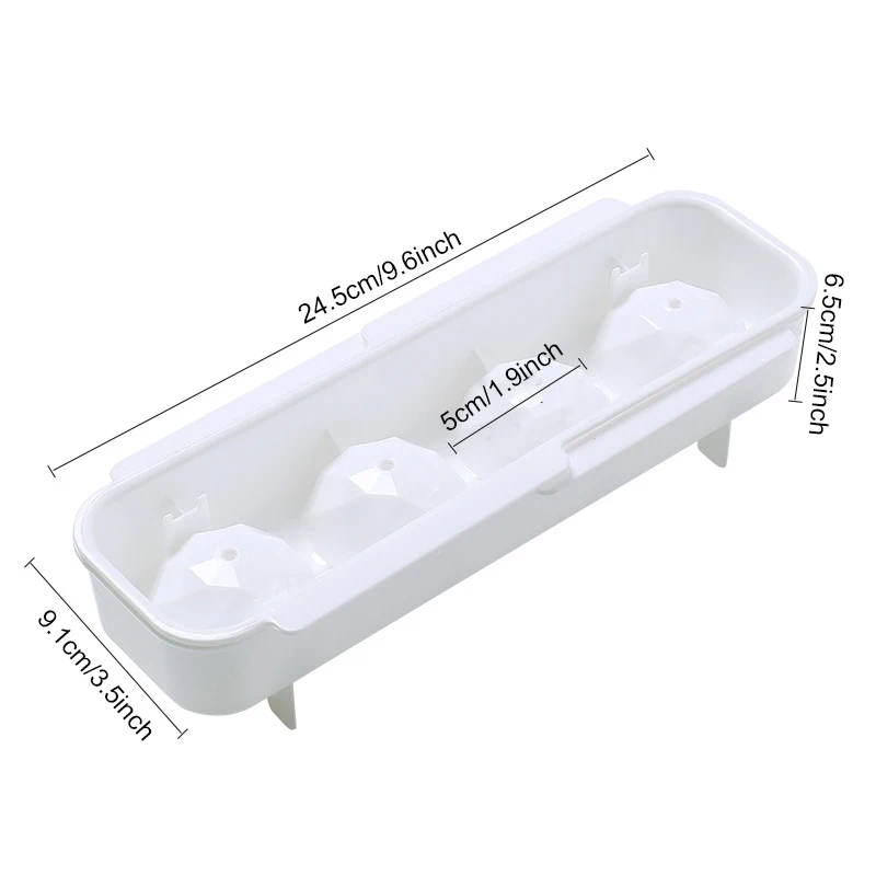 

Spherical Ice Mold With Lid Reusable Safe Multifunctional Easy To Release Pp Tray For Whiskey Cocktail Kitchen Gadget Sets