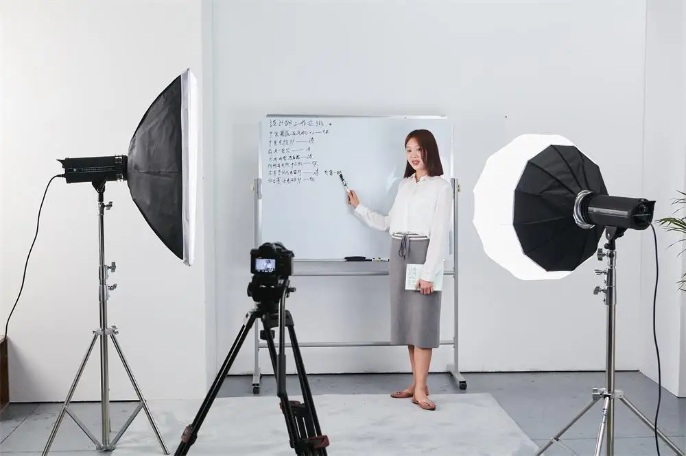 

150W LED Light Daylight Yidoblo LED-V150 Led Studio Video Light Live Stream Lamp Shoot Lamp 5500K Spotlight DMX Remote Control