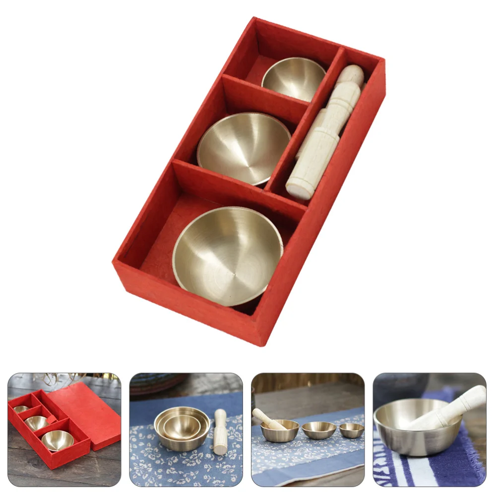 

1 Set of Meditation Yoga Bowl Tibetan Bowl Singing Spiritual Bowl