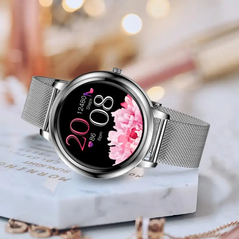 

Smart Watch Bracelet Noble Temperament Sleep Monitoring Heart Rate Blood Pressure Step Information Reminder Female Gift