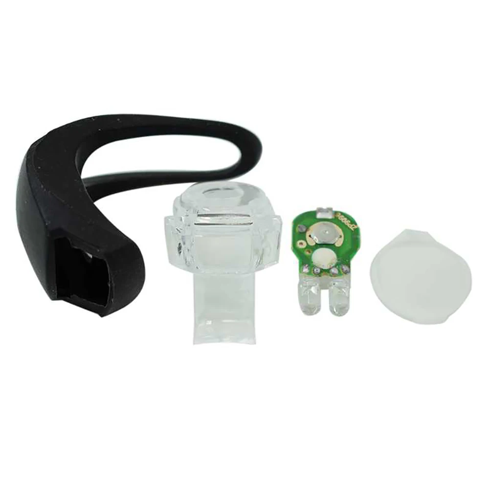 Велосипедный фонарь силиконовый водонепроницаемый светодиодный 2 диода 3 режима