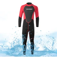 mens wetsuit 2mm neoprene long sleeved one piece stretch warm snorkeling wetsuit for winter swimming motorboat surfing wetsuit