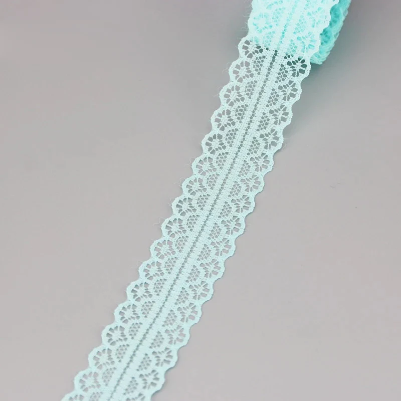 (10 ярдов/рулон) светильник зеленый цвет кружевной ткани ленты украшения