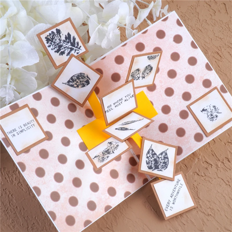 3D фото коллаж всплывающая карта металлическая высечка трафарет для скрапбукинга