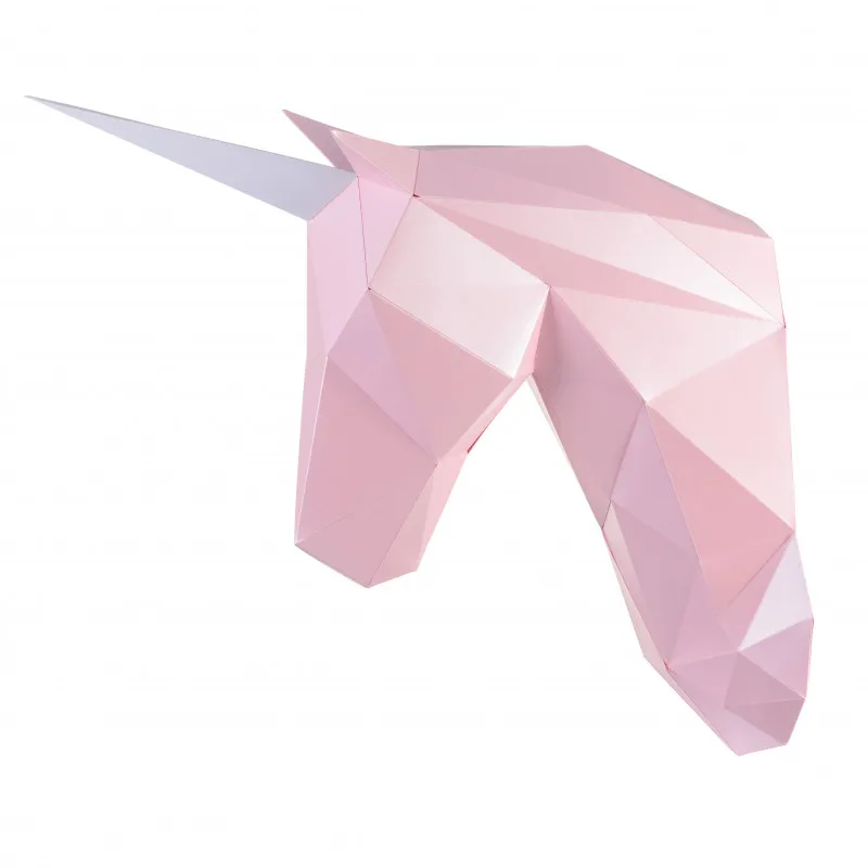Трофейная голова &quotЕДИНОРОГ ЗЕФИР&quot (розовый) | Игрушки и хобби
