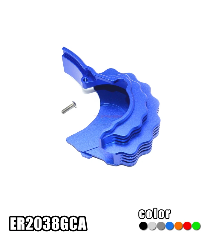 Алюминиевая Центральная крышка шестерни с теплоотводящими плавниками для TRAXXAS