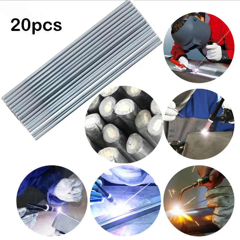 

16mm*50cm Low Temperature Simple Welding Rods Easy Melt Aluminium Flux Cored Welding Electrodes Wire Solder for Aluminum