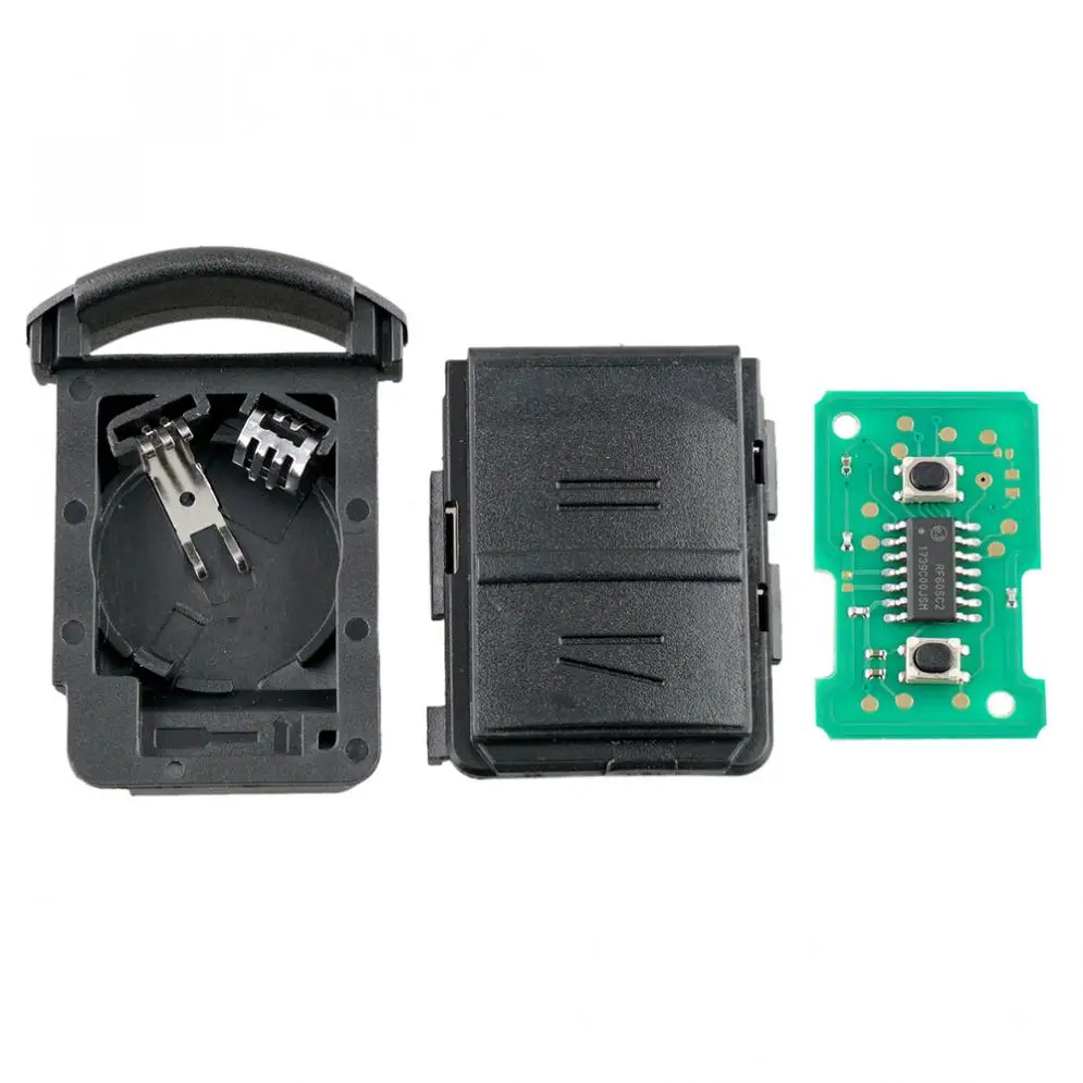 433 МГц 2 кнопки Автомобильный Дистанционный ключ с чипом ID40 и лезвием HU100 подходит