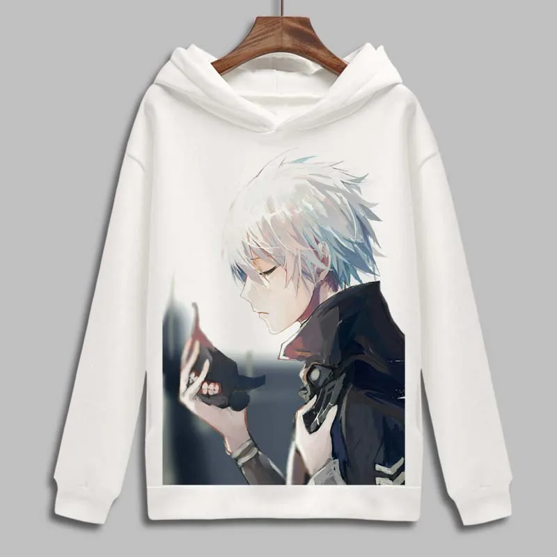 Толстовка с капюшоном для косплея Токийский Гуль Кен канеки флисовый свитшот