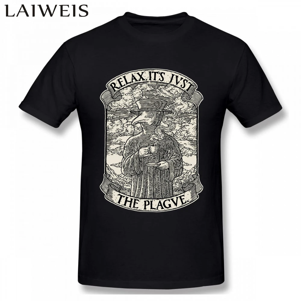 Черная футболка мужские футболки с графическим принтом Повседневная круглым