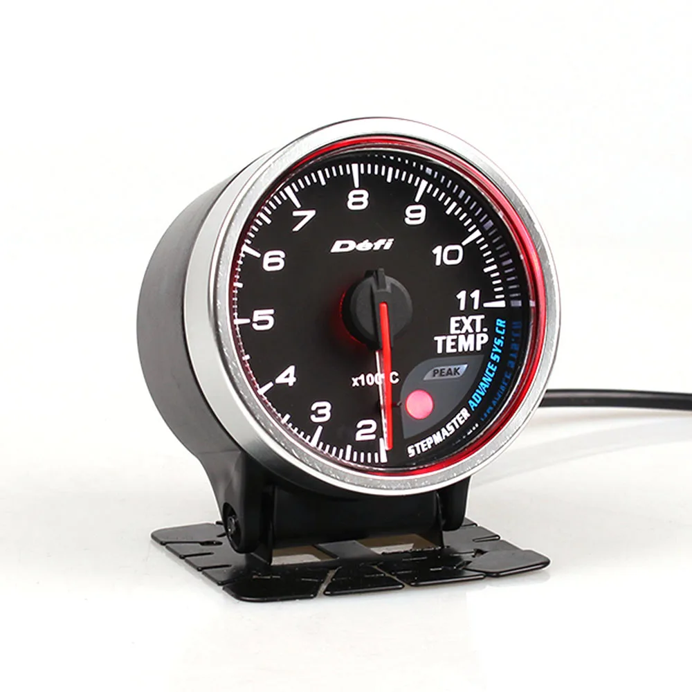 EXT Temp Defi Advance CR 2,5 дюймов автоматический манометр турбо BOOST/Температура воды/Температура масла/Масляный Пресс/об/мин/Вольт/вакуум/EXT temp/AFR/Топливный пресс - Цвет: EXT Temp