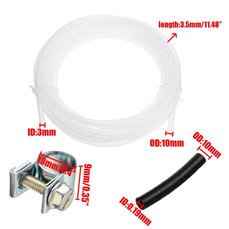 Прозрачный нагреватель топливная труба шланг зажим комплект 89031118 для