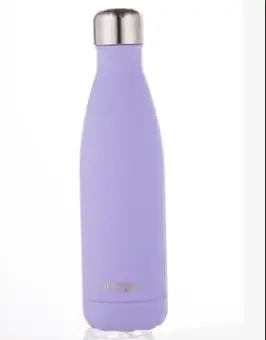 Light Purple 500 мл вакуумная колба из нержавеющей стали, бутылка для воды, чашка с двойной изоляцией, термос - Цвет: Light Purple