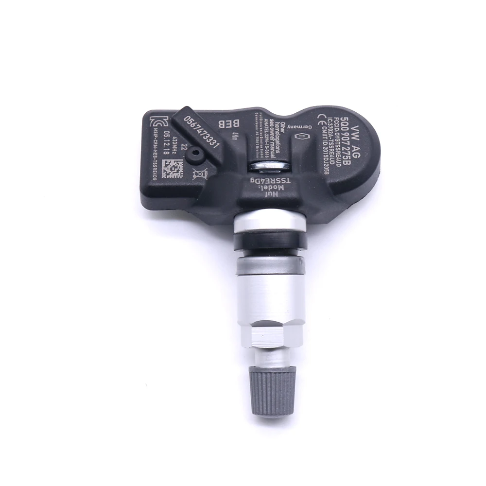 Для 2011 2020 Skoda Citigo Fabia Van Kamiq 433MHz TPMS сенсор система контроля давления в шинах 5Q0907275