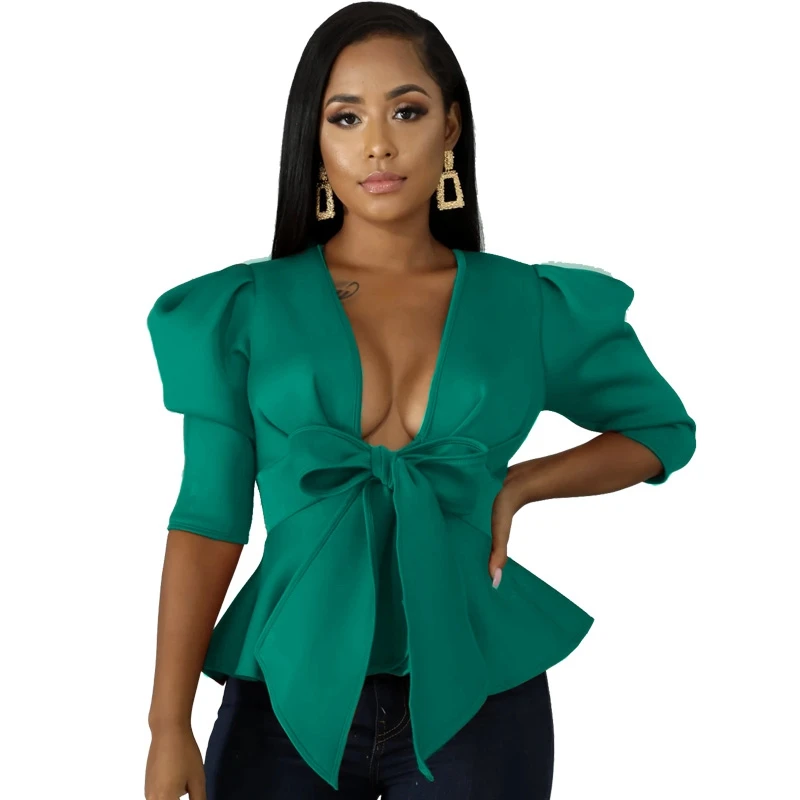 Рубашка женская с оборками топы и блузки осенняя корейская модная одежда 2020