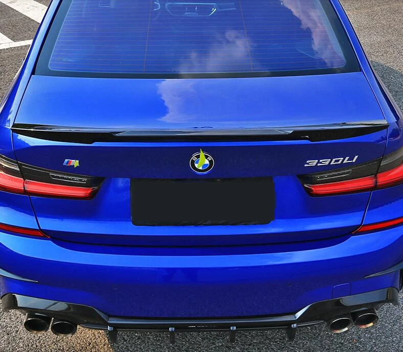 Спойлер для G20 G28 2020-2021 BMW 3 серии 320i 325li 328i спойлер M4S из АБС-пластика Автомобильный
