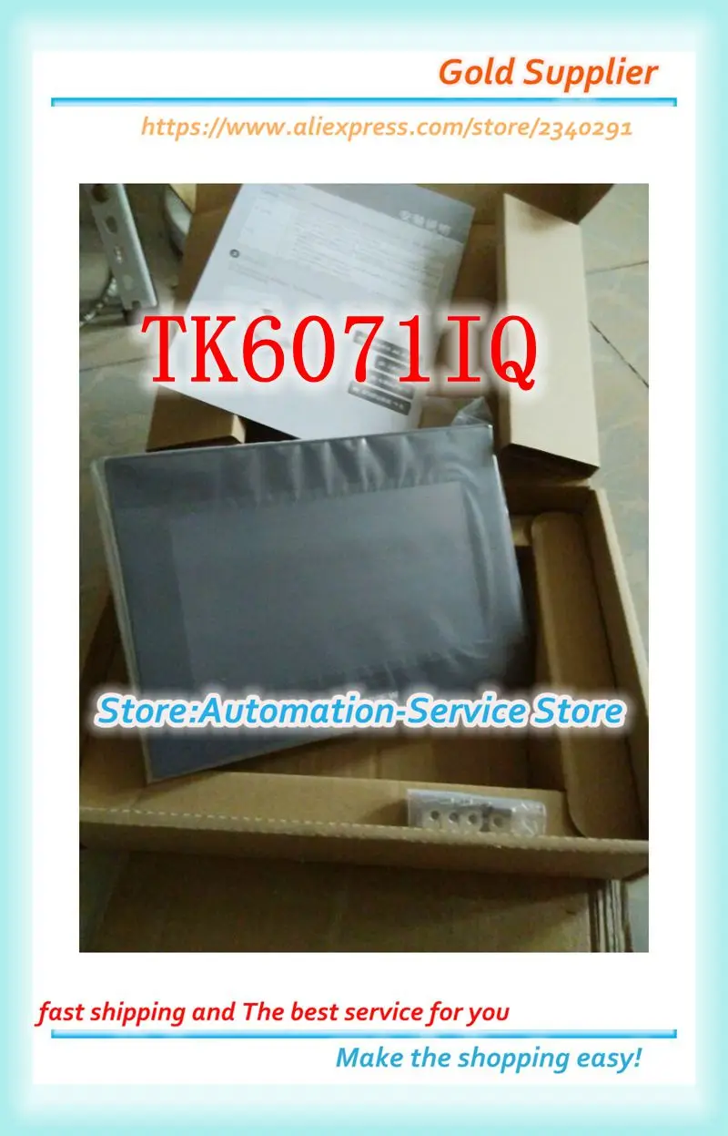 

TK6071IQ Weinview Weintek HMI 7 Inch 800*480 Touch Panel Display Screen 2017 New Model Replace TK6070IQ Upgrade Quality