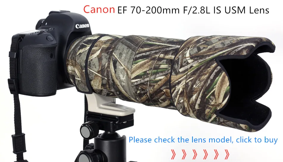 Линзы rolanpro камуфляжное пальто дождевик для Canon EF 70-200 мм F2.8 L IS III USM объектив защитный чехол для Canon SLR объектив камеры