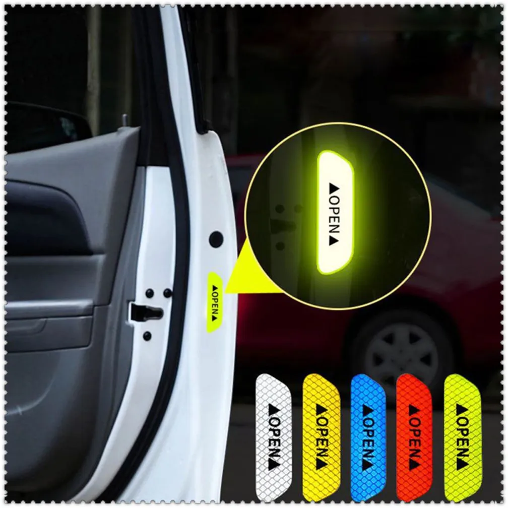 Автомобильные аксессуары наружные светоотражающие наклейки на двери сделай сам
