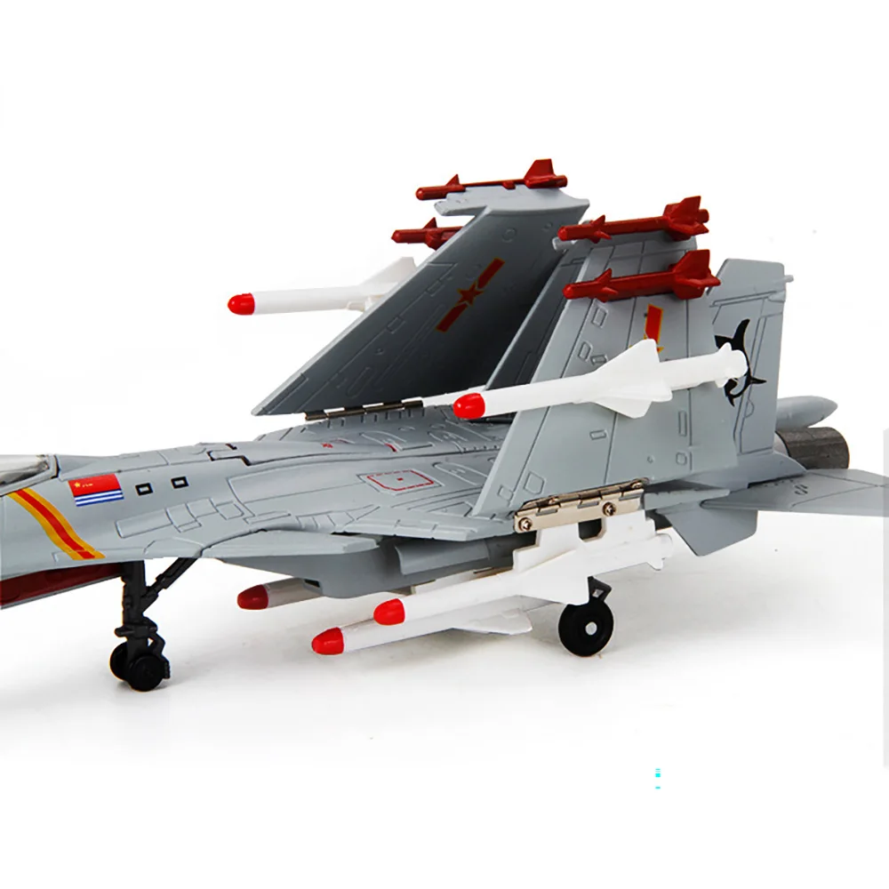 1/100 весы сплава модели самолетов в китайском стиле ВВС J-15 перевозчика на основе