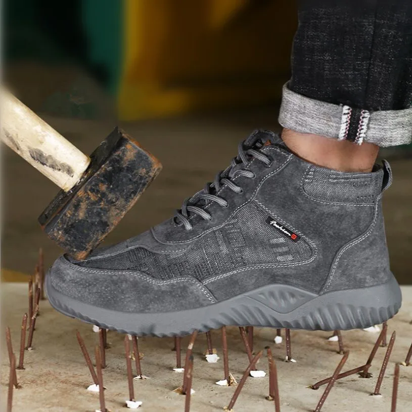 

CS776 men shoes 2019 new designer safety shoe Steel toe cap Anti-smashing anti-piercing Indestructible Work Martin Boots