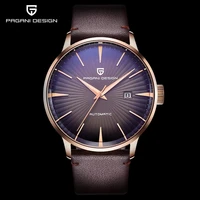 pagani design mens mechanical watch top brand mens leather sports leisure automatic waterproof watch men military luxury watch