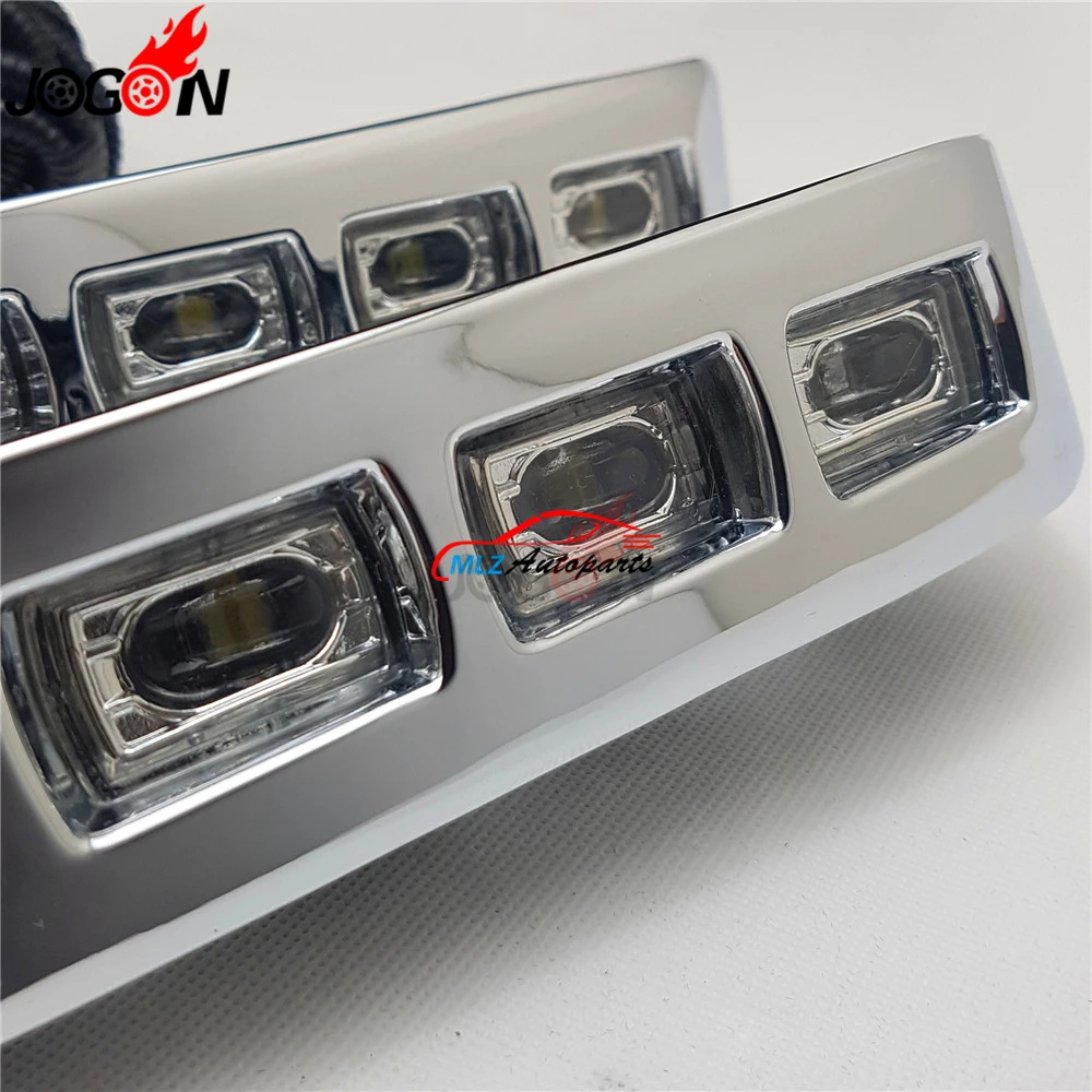 Для Toyota Land Cruiser LC200 2012 2013 2 шт передний бампер Светодиодный дневной светильник s дополнительный ходовой светильник