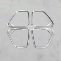 for mitsubishi outlander door speaker ring cover trim interior decoration 2016 2020 abs chrome stickers car styling accessories
