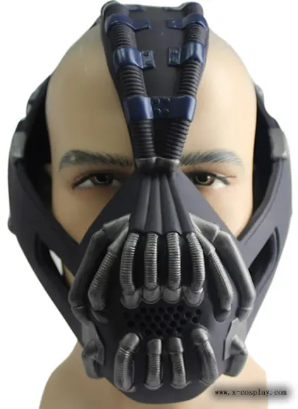 Бэтмен Темный рыцарь Rises Bane маска для лица фильм косплей костюм реквизит Хэллоуин Рождество сценическое шоу Вечерние Индивидуальные маски