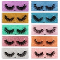 curly messy mink false eyelashes extensions thick natural long handmade reusable 3d fake lashes eyes makeup for women beauty dhl