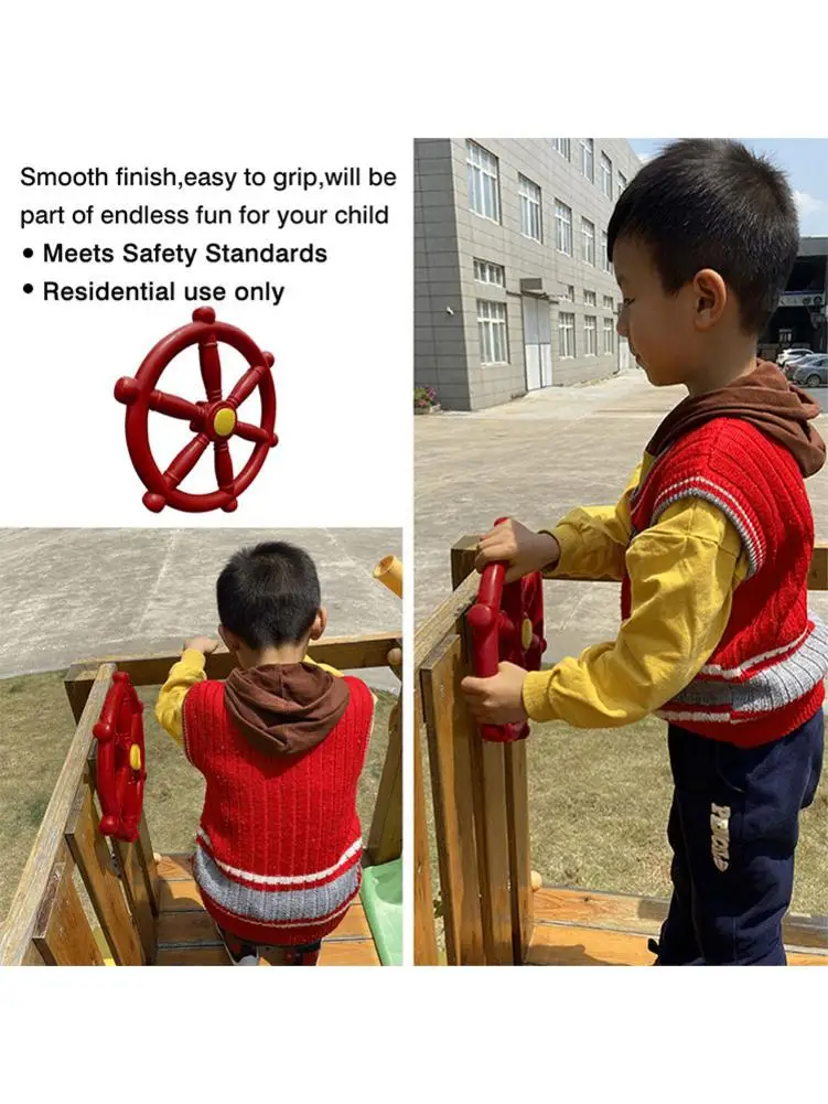 

High Quality Pirate Ships Wheel Plastic Ship Steering Wheel Playground Ships Wheel For Amusement Park Outdoor Fun