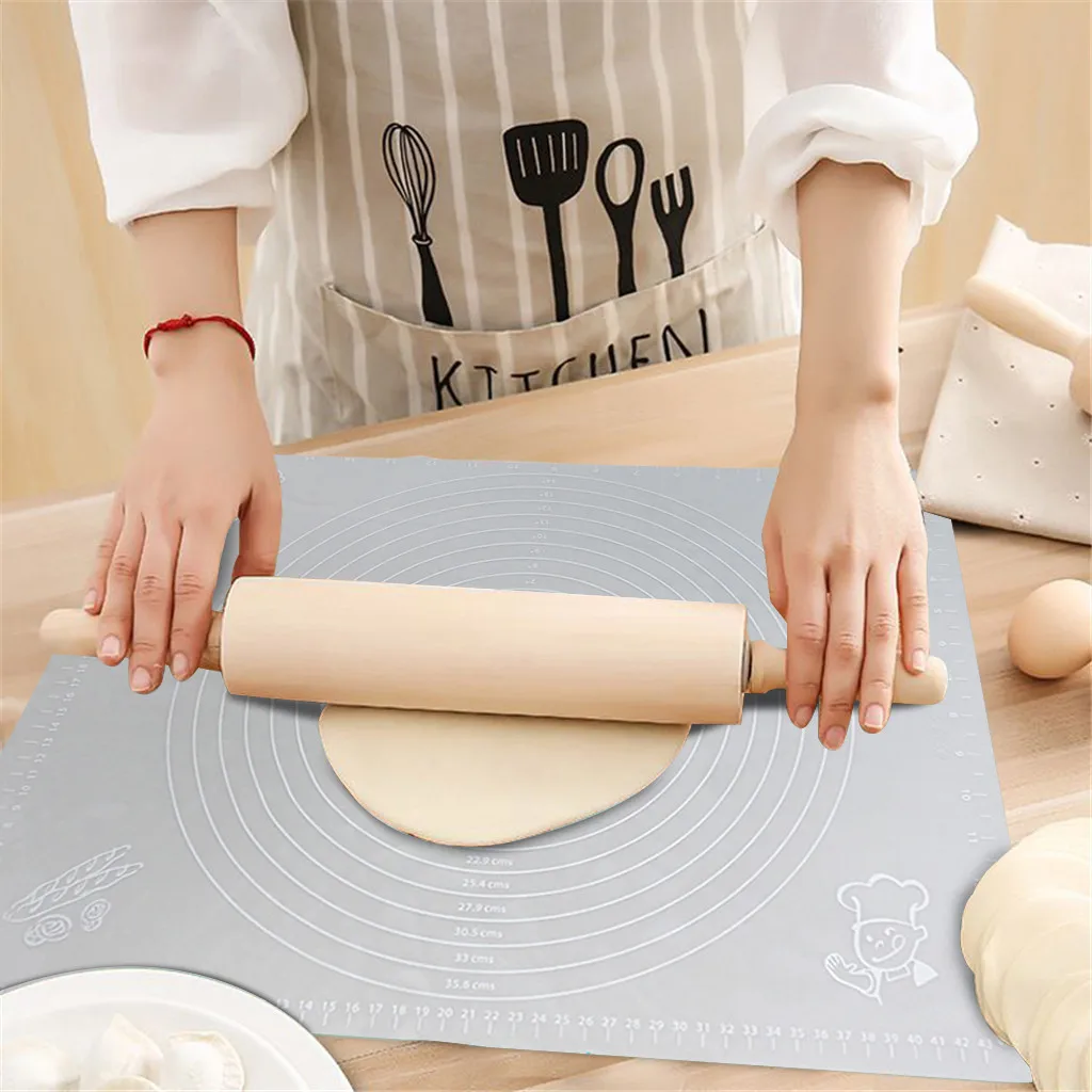 Силиконовый скользящий коврик для помадки 50x40 см антипригарный силиконовый