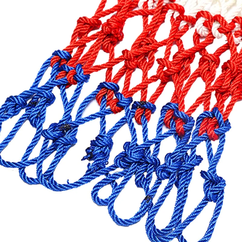 Высокое качество прочная стандартная размерная сетка для баскетбола