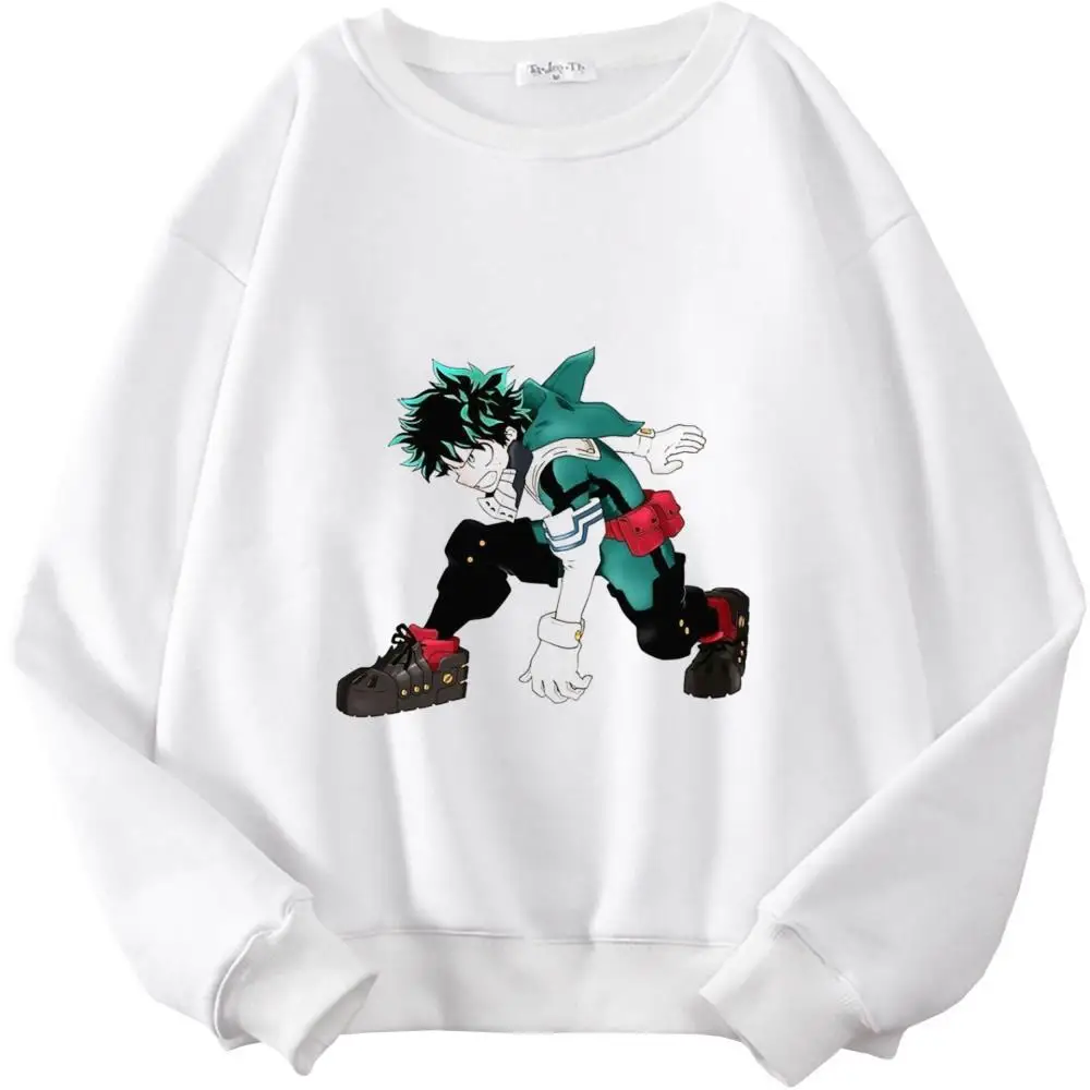 

Уличная одежда My Hero академия, свитшот, Повседневная Женская толстовка с принтом в готическом стиле, панк, худи в стиле Харадзюку, повседневн...