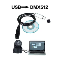 usb to dmx interface adapter stage lighting disco light dj dmx interface usb party lights beam usb led dmx 512 interface