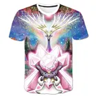 Новинка 2021, одежда для мальчиков и девочек, футболка с 3D принтом тыкмона, летняя дышащая детская одежда для малышей, крутая модная мультяшная одежда с коротким рукавом