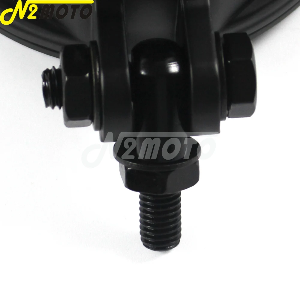 Винтажная мотоциклетная фара 4 5 дюйма с передним грилем дальний и ближний свет в